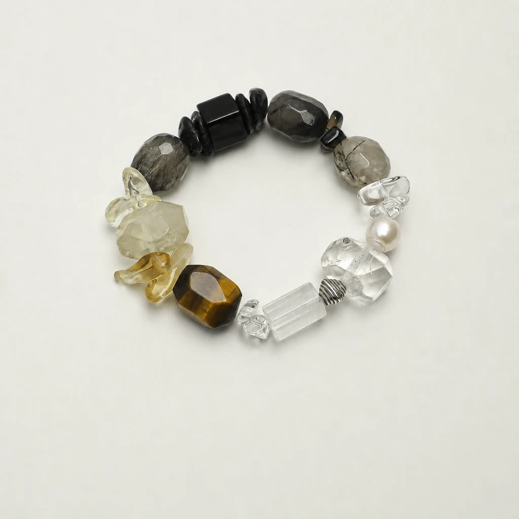 Smoky Citrine & Pearl Bracelet