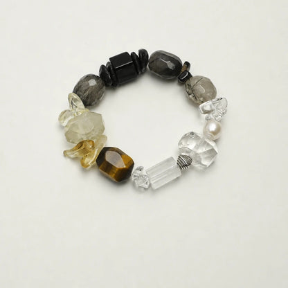 Smoky Citrine & Pearl Bracelet