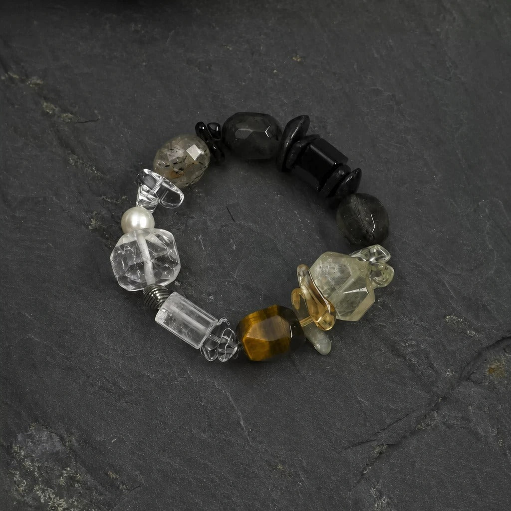 Smoky Citrine & Pearl Bracelet