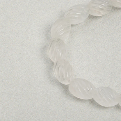 Clear Quartz & Pearl Intention Bracelet