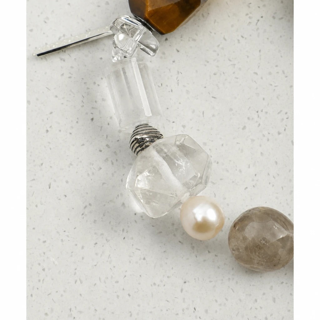 Smoky Citrine & Pearl Bracelet