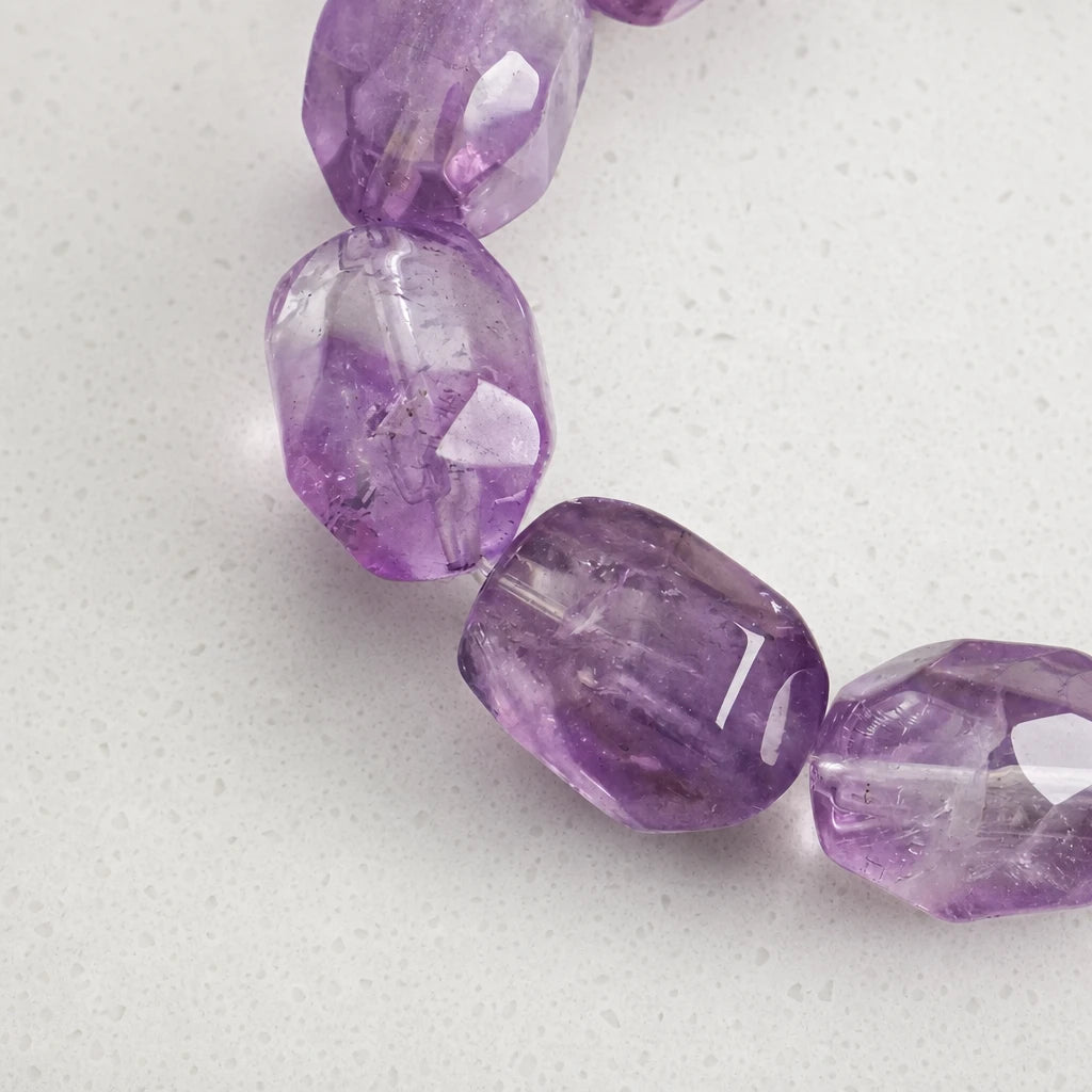 Amethyst & Freshwater Pearl Bracelet